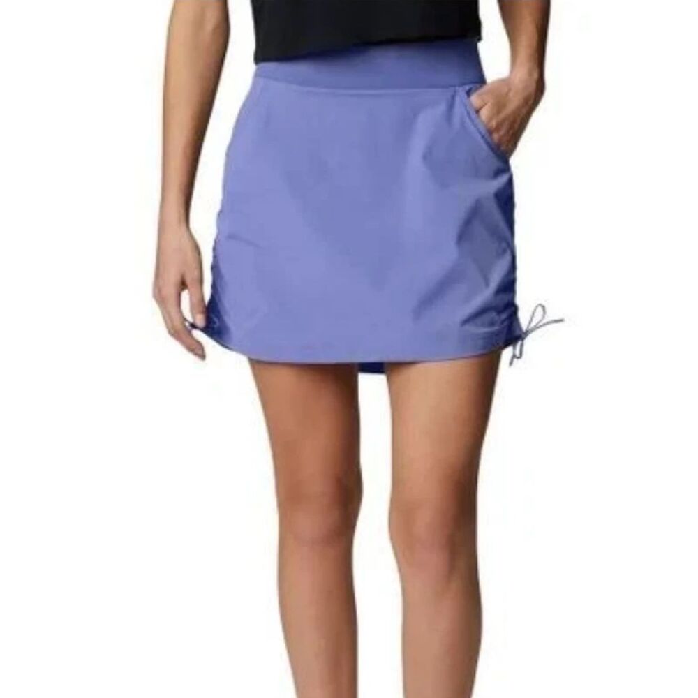 Columbia Omni Shield Lavender Ruched Hiking Skort L
